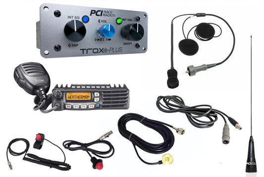 PCI RACE RADIOS TRAX PLUS CALIFORNIA ULTIMATE PACKAGE  INTERCOM, RADIO AND HEADSET KIT