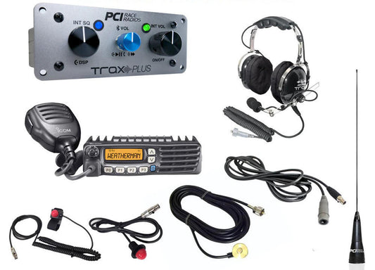 PCI Race Radios Trax Plus Ultimate Package | Intercom, Radio and Headset Kit