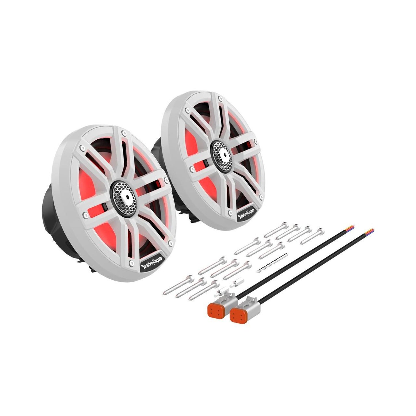 ROCKFORD FOSGATE M2 6.5" COLOR OPTIX MARINE 2-WAY SPEAKERS (WHITE)
