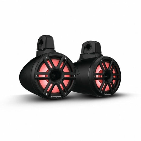 ROCKFORD FOSGATE M2 8" COLOR OPTIX 2-WAY HORN WAKE TOWER SPEAKERS (BLACK)