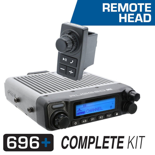 RUGGED RADIOS 696 PLUS REMOTE HEAD COMPLETE MASTER COMMUNICATION AUDIO KIT