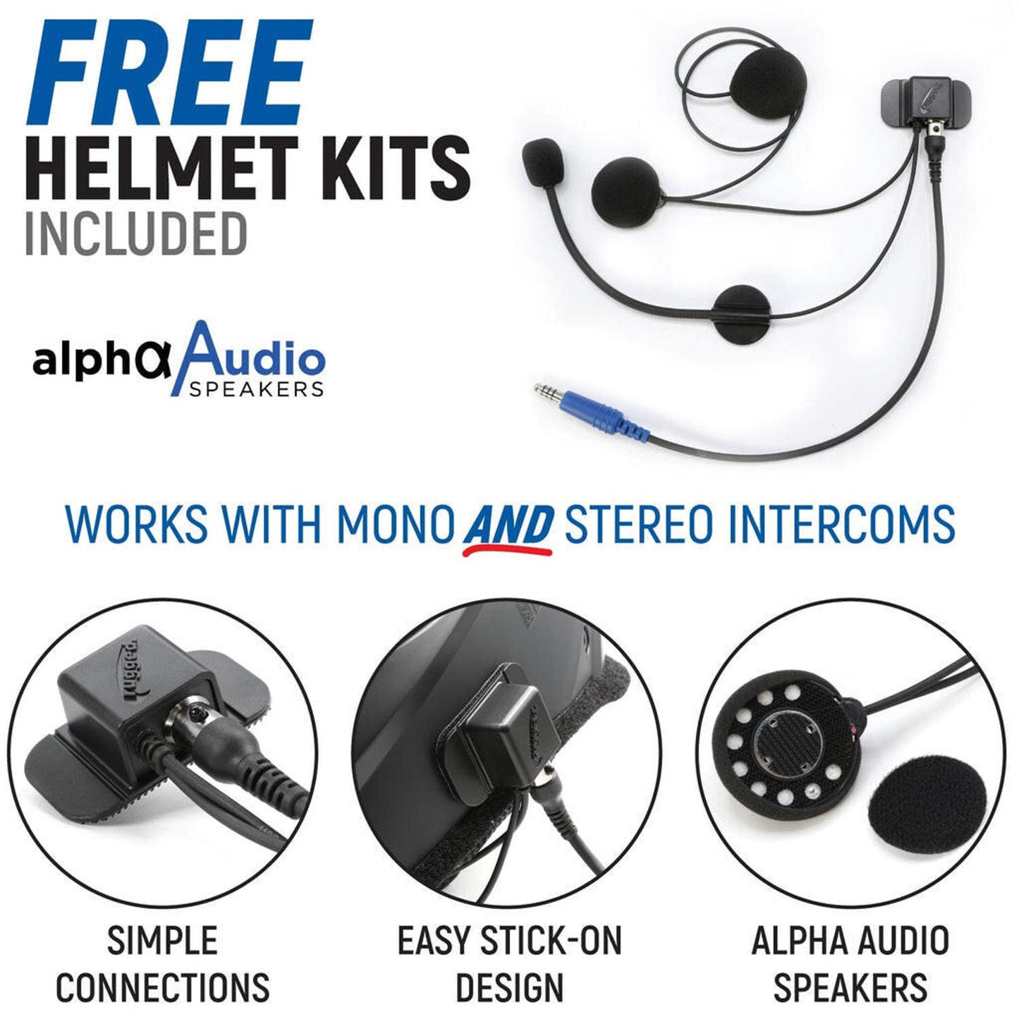 RUGGED RADIOS CAN-AM COMMANDER  MAVERICK COMPLETE COMMUNICATION KIT W INTERCOM AND 2-WAY RADIO