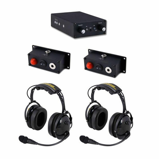 RUGGED RADIOS RRP800 FIRE / SAFETY INTERCOM DUAL RADIO 2 PLACE FIRE TRUCK KIT