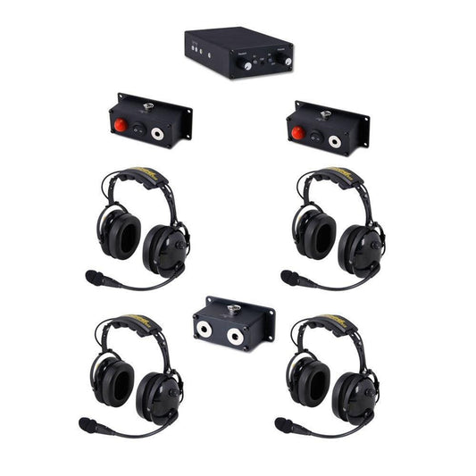 RUGGED RADIOS RRP800 FIRE  SAFETY INTERCOM DUAL RADIO 4 PLACE FIRE TRUCK KIT