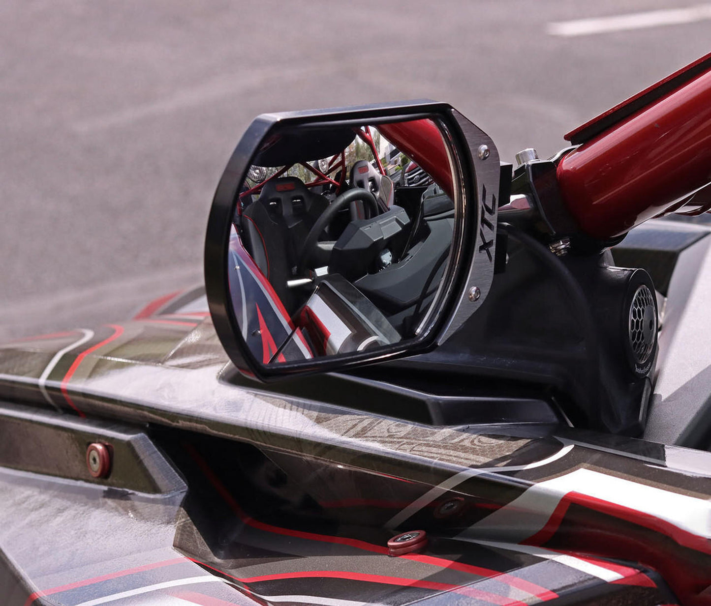 XTC SIX12 UTV SIDE MIRRORS W/ TURN SIGNAL FLASHER & RIGID FRONT LIGHT