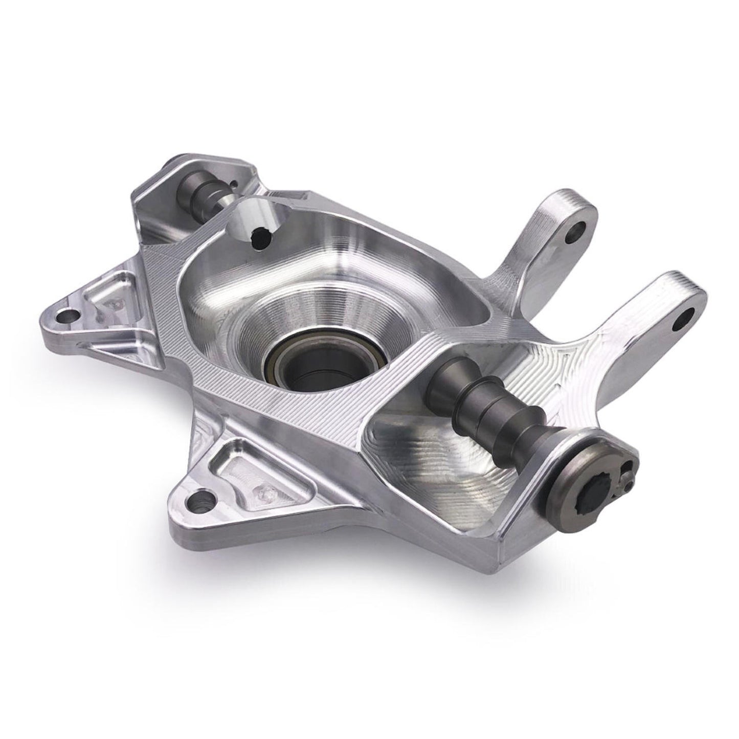ZOLLINGER RACING PRODUCTS ZRP CAN-AM MAVERICK X3 7075 DOUBLE SHEAR KNUCKLE (FRONT) (PAIR) (CAPPED) (W/ WHEEL BEARINGS)