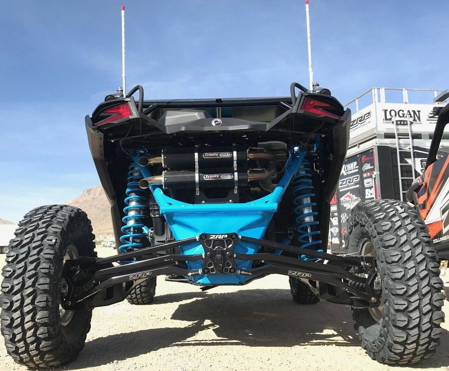 ZOLLINGER RACING PRODUCTS ZRP CAN-AM MAVERICK X3 HIGH CLEARANCE BILLET RADIUS RODS