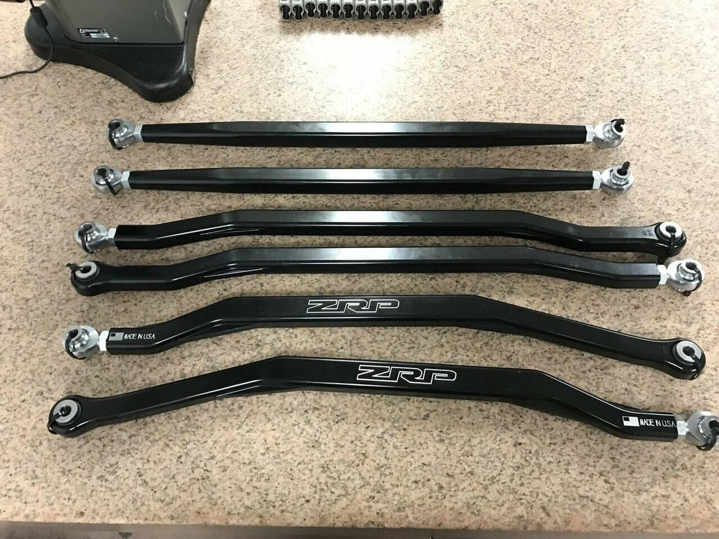 ZOLLINGER RACING PRODUCTS ZRP CAN-AM MAVERICK X3 HIGH CLEARANCE BILLET RADIUS RODS